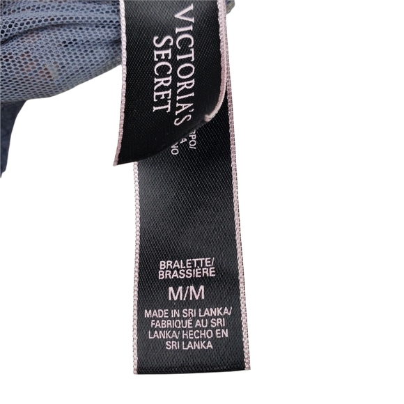 VICTORIA'S SECRET Grey Lace Halter Bralette M - Picture 7 of 7